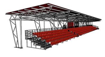 [体育]观众席看台 SU下载