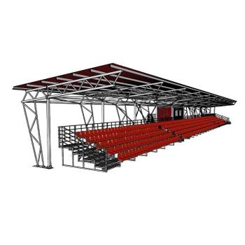 观众席看台体育SU模型 SU模型下载