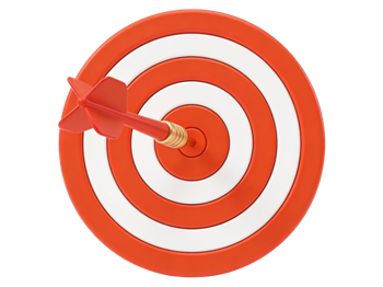 矢量图:飞镖靶子c4d图标元素