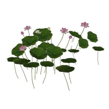 荷花荷叶莲花景观SU模型 SU模型下载