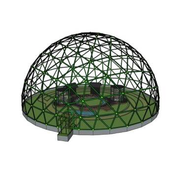 阳光房观鸟园建筑SU模型 SU模型下载