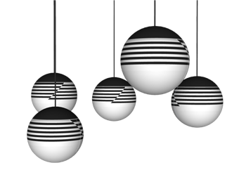 [装饰]球形吊灯 SU模型库免费