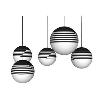 球形吊灯装饰SU模型 SU模型下载