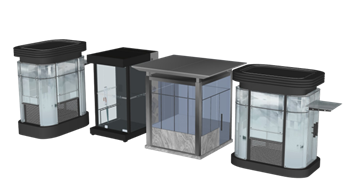 [建筑]门卫岗亭保安室 草图大师SU模型