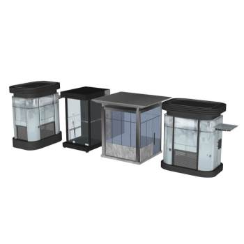 门卫岗亭保安室建筑SU模型 SU模型下载