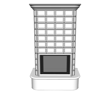 [其他]现代风格壁炉 SU素材库