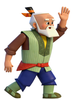 矢量图:葫芦娃的爷爷C4D人物