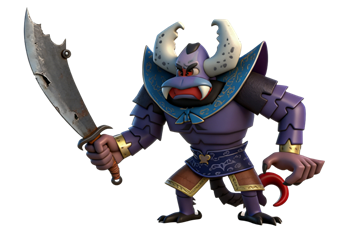 矢量图:葫芦娃里面的蝎子精妖怪C4D人物