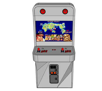 [其他]街机游戏机 SU模型资源