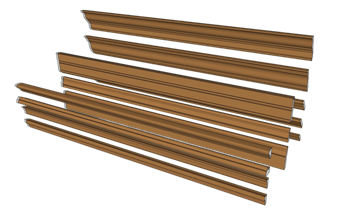 [装饰]地脚线石膏线 草图大师SU模型