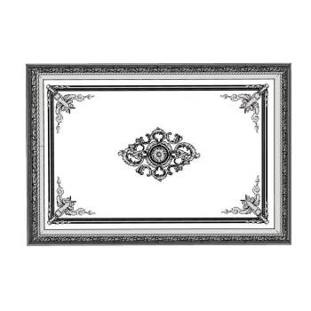 欧式雕花吊顶天花板装饰SU模型 SU模型下载