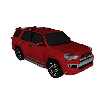 丰田4Runner汽车交通SU模型 SU模型下载