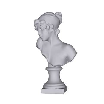 欧洲女性半身雕塑雕塑SU模型 SU模型下载