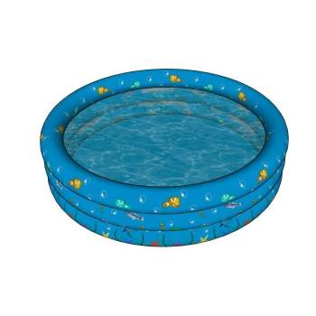 圆形的儿童游泳池 SU模型下载