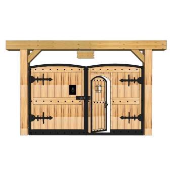 欧式花园门木门门窗SU模型 - SU模型免费下载_sketchup模型