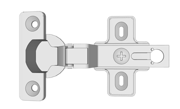 [其他]铰链模型 百度云 SketchUp模型截图 3D设计素材预览