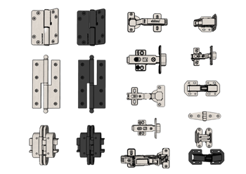 [其他]五金合页铰链 草图大师SU模型
