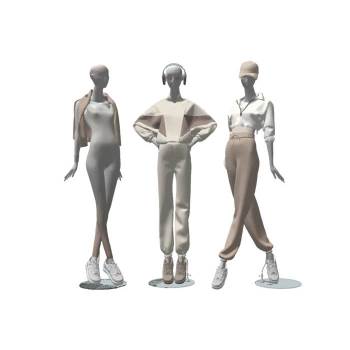 服装店假人模特服饰SU模型 SU模型下载