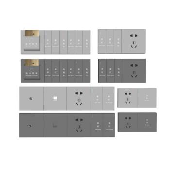 宾馆酒店开关插座取电卡 SU模型下载