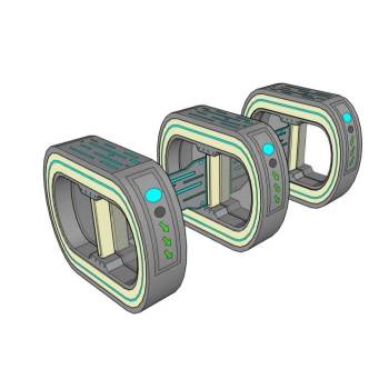 科技人行道闸机闸门 SU模型下载