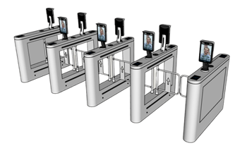 [其他]刷脸人脸识别闸门人行闸机 免费SU模型