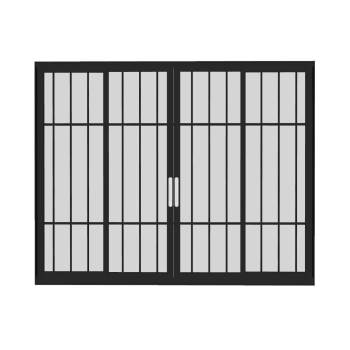 阳台门移门玻璃门门窗SU模型 SU模型下载