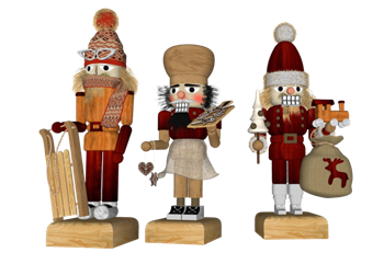 [装饰]圣诞胡桃夹子手办 SU模型素材免费