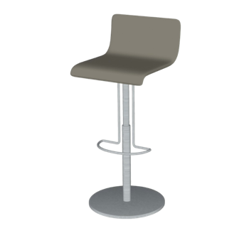 [椅子]吧台椅高脚椅升降椅 su模型素材