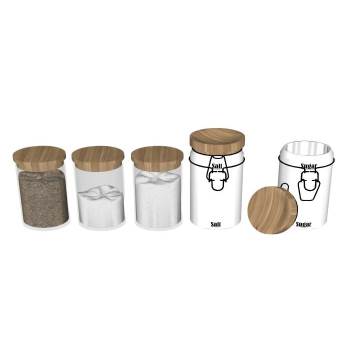 调料瓶厨房SU模型 SU模型下载