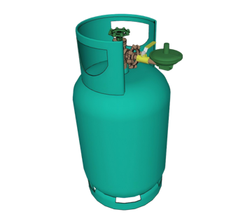 [厨房]液化气罐+煤气罐 SU模型分享