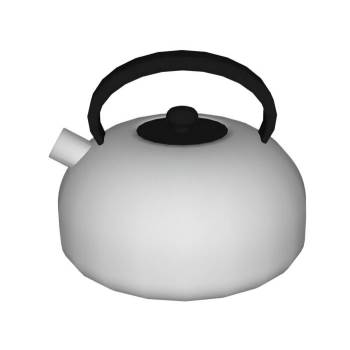 茶壶水壶烧水壶装饰SU模型 SU模型下载
