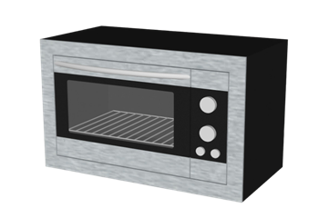 [家电]烤箱微波炉 草图大师SU模型