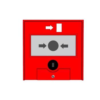 消防火灾报警警报器 SU模型下载