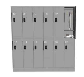 [柜子]公共储物柜 员工更衣柜 SU模型分享