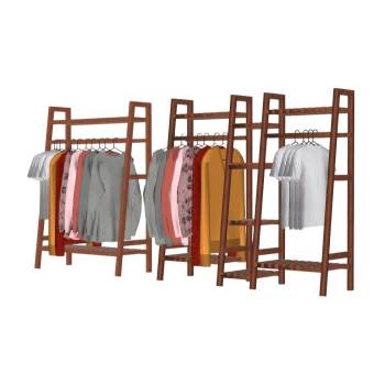 木制衣架衣帽架和衣服柜子SU模型 SU模型下载