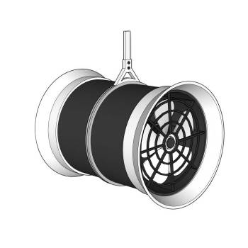 隧道通风设备风机交通SU模型 SU模型下载