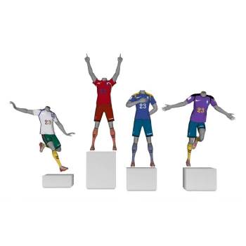 运动服装假人模特服饰SU模型 SU模型下载