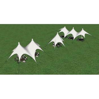 异形张拉膜遮阳棚带露营餐桌椅景观SU模型 SU模型下载