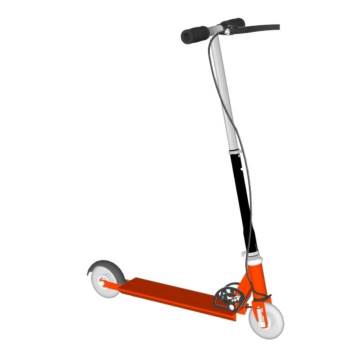 脚踏车交通SU模型 SU模型下载