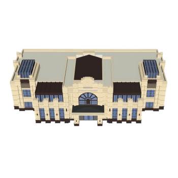 新古典售楼中心售楼处建筑SU模型 SU模型下载