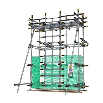 工地钢管脚手架十字扣件建筑SU模型 SU模型下载