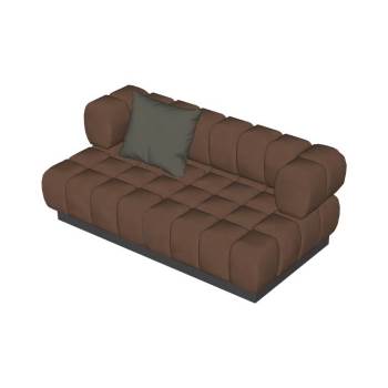 软包沙发沙发SU模型 SU模型下载