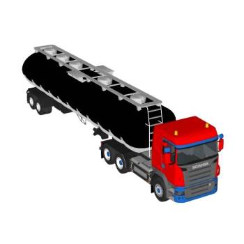 油罐车交通SU模型 SU模型下载