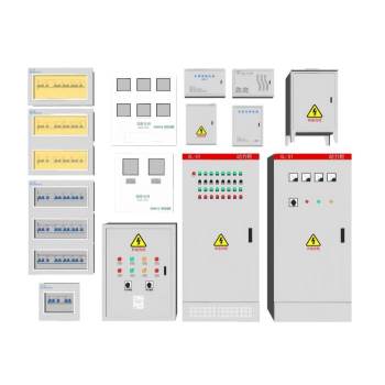 动力柜配电柜配电箱 SU模型下载