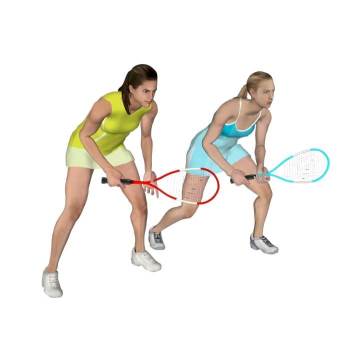 网球运动员女子人物人物SU模型 SU模型下载