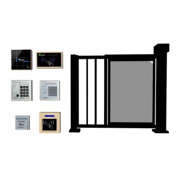 小区物业门禁按钮刷卡人行道闸门窗SU模型 - SU模型免费下载_sketchup模型