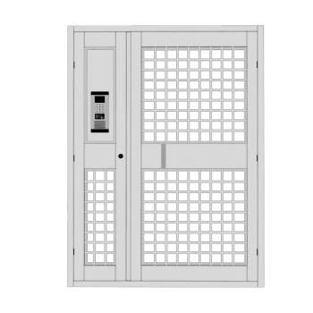 不锈钢单元门防盗门门窗SU模型 SU模型下载