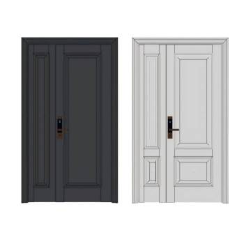 防盗门门窗SU模型 SU模型下载