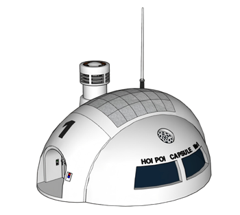 [建筑]胶囊民宿 草图官方模型下载