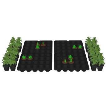 园艺育苗穴盘苗营养杯装饰SU模型 SU模型下载